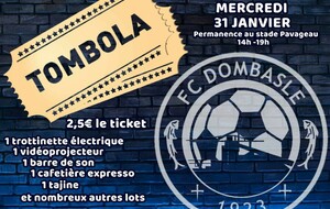 Des tickets de tombola à acheter mercredi au stade !