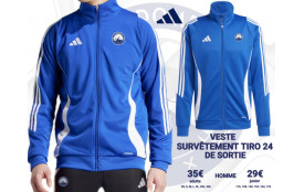 Veste de survêtement Adidas Tiro 24 modèle adulte