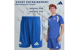 Short adulte Tiro 26 bleu