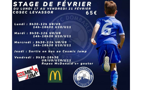 Inscription stage de février